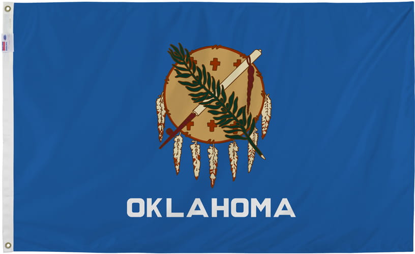 OK3 3 Ft. X5 Ft. Oklahoma Flag
