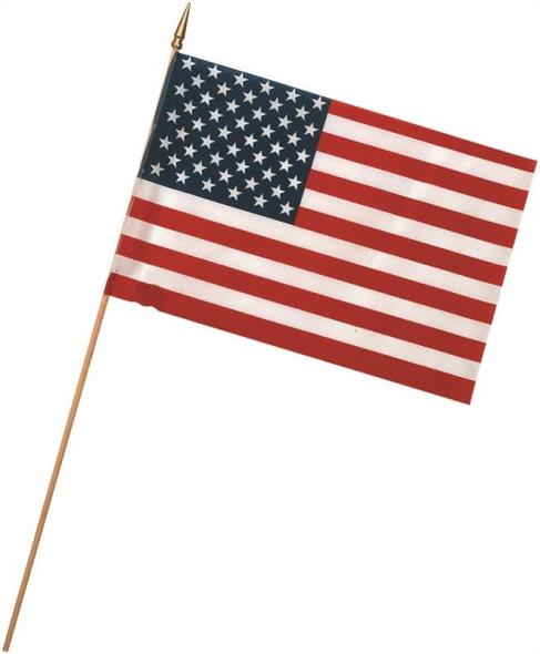 USE12D 12 In. X18 In. US Stick Flag
