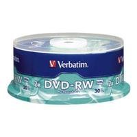 DVD-RW, 4.7GB, 4X, 30/Pack Spindle
