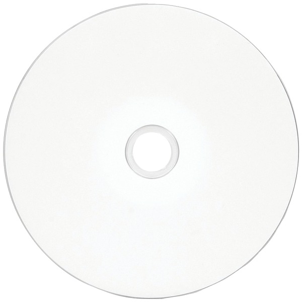Verbatim 97019 80-Minute/700MB 52x DataLifePlus White Inkjet Hub Printable CD-Rs, Wrapped 100 pk
