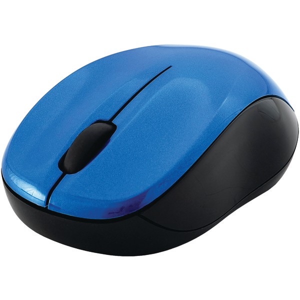 Verbatim 99770 Silent Wireless Blue-LED Mouse (Blue & Black)