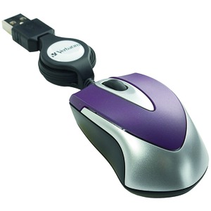 Verbatim 97253 Optical Mini Travel Mouse (Purple)
