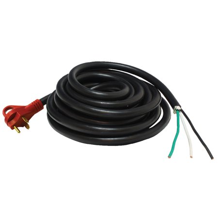 30Amp RV Non-Detachable Power Cord 25Ft