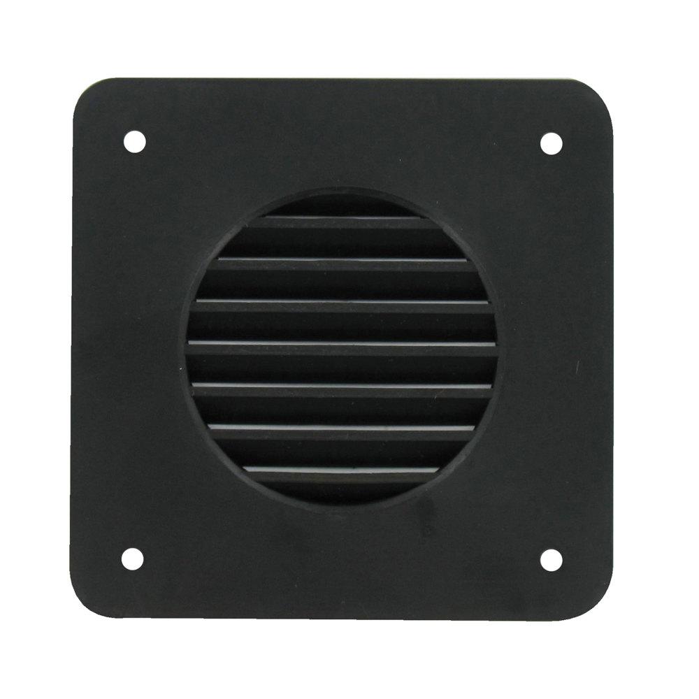 BATTERY BOX LOUVER, BLACK, BULK