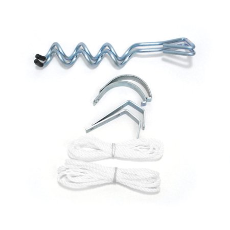HAPPY HOOKS WITH CORD AND SPIRAL STAKES, CARDED