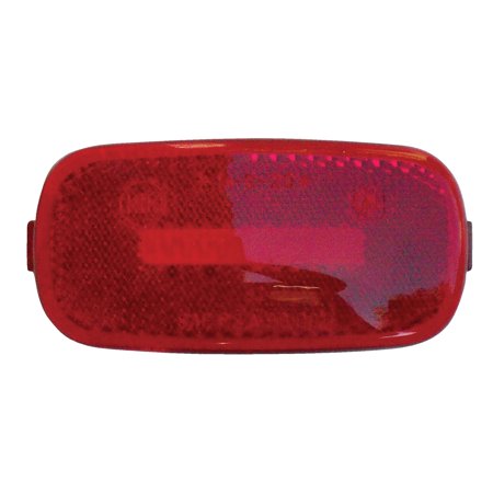 RED REPLACEMENT LENS FOR STANDARD 4 X 2 MARKER LIGHTS