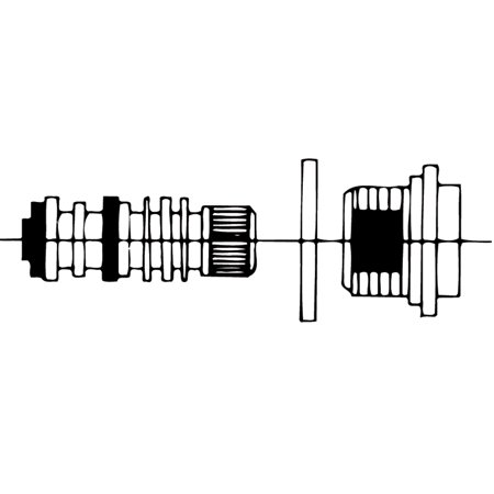 Compression Stems For 2 Lever Hdls, Hot & Cold, Brass