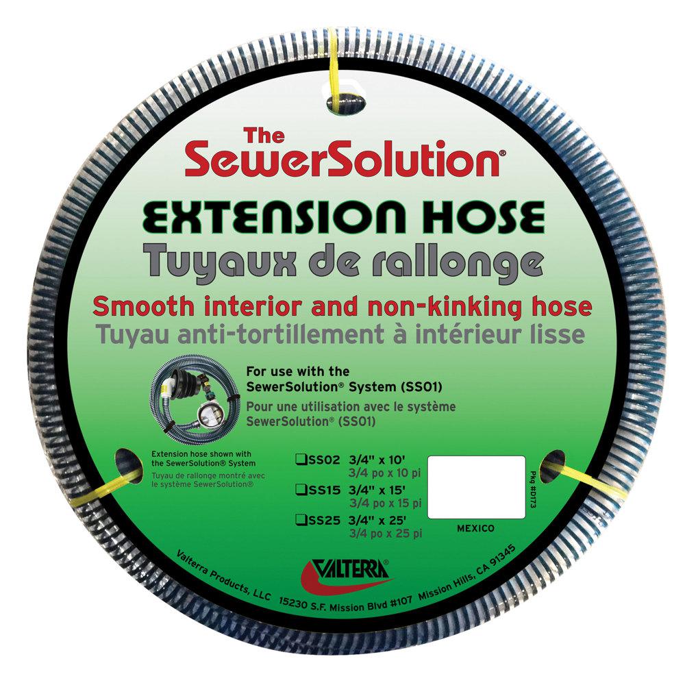 Sewersolution Extension Hose, 10Ft