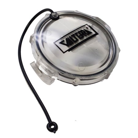 Waste Valve Clear Cap, 3In, Carded