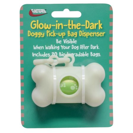Glow-N-Dark Dog Bag  Dispenser Kit (20), Carded