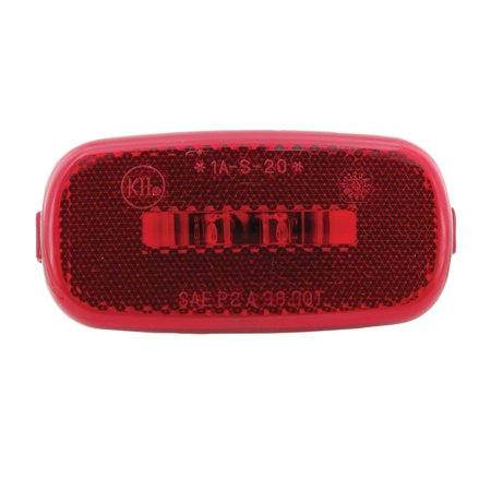 2 DIODE WATERPROOF LED 4 X 2 MARKER LIGHT - RED