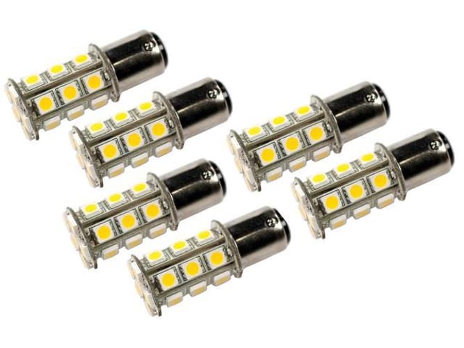 Led Tower Bulb (1076) Lum 210, 3500K, 6-Pack