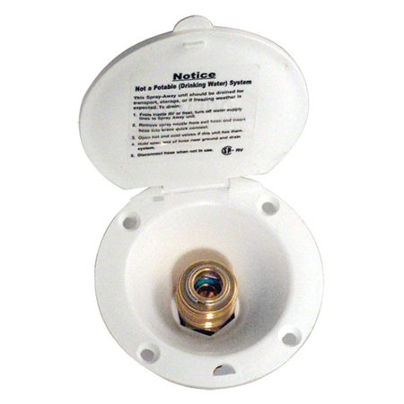 Quick Connect Valve, 2.75In, White