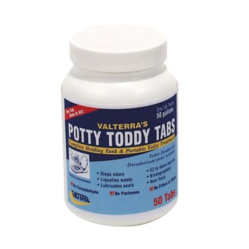 Potty Toddy Tabs - 50/Bottle