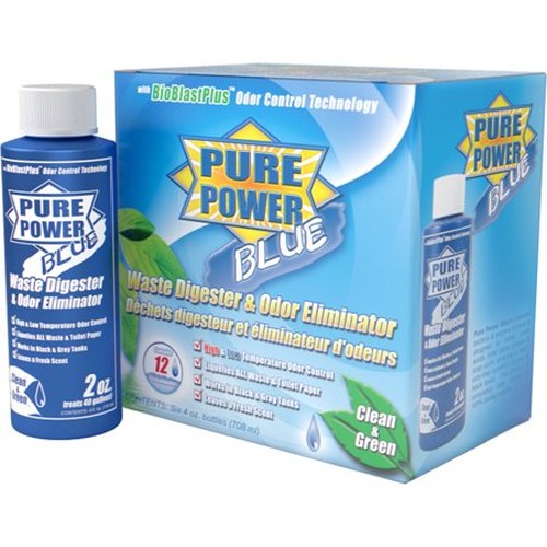 Pure Power Blue, 6-Pack, 4 Oz Bottles