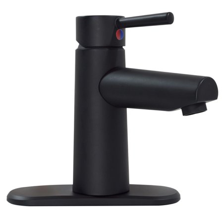 PREMIUM SINGLE HANDLE VESSEL LAVATORY FAUCET MATTE BLACK