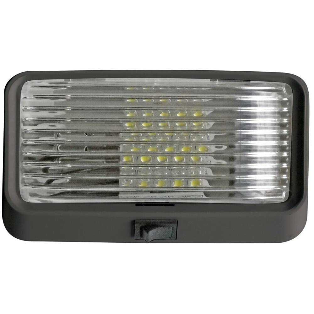 STANDARD LED PORCHLIGHT IN BLACK WITH SWITCH