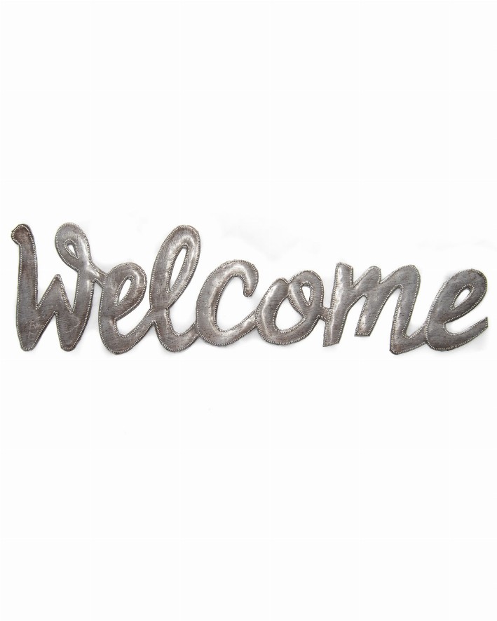 Metal Welcome Sign