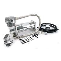 480C 200 PSI CHROME COMPRESSOR KIT, 3/8IN PORT (12V, 100% DUTY @ 100 PSI, 50% DU