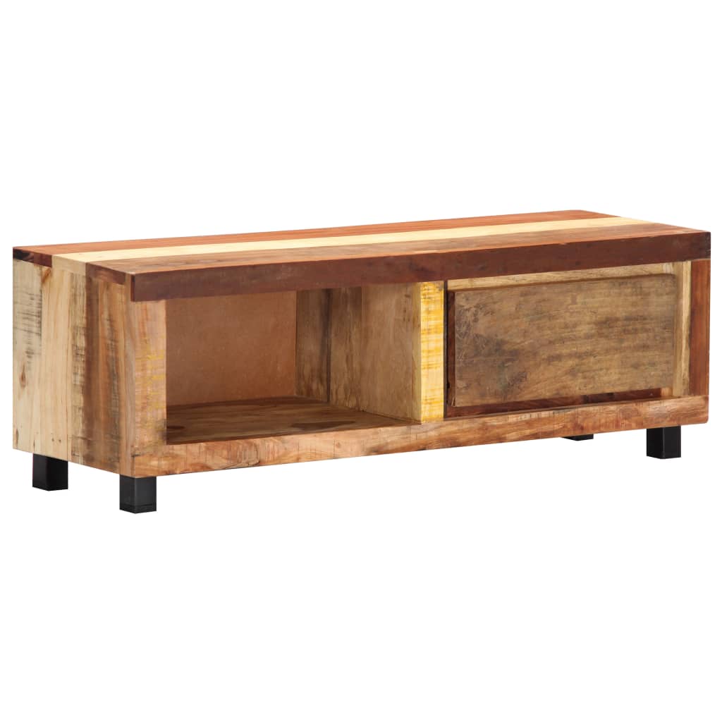 vidaXL TV Cabinet 39.4"x11.8"x13" Solid Reclaimed Wood