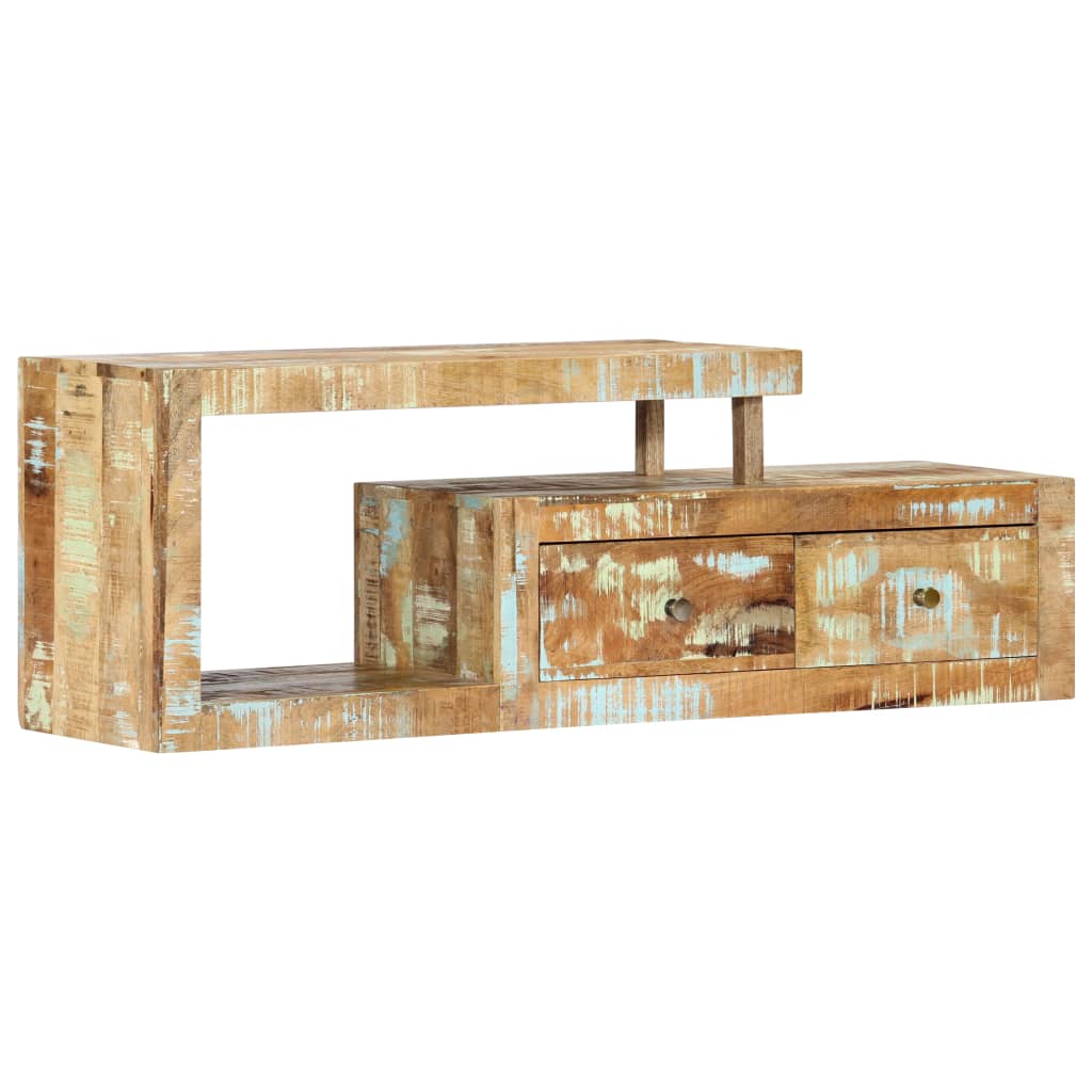 vidaXL TV Cabinet 47.2"x11.8"x15.7" Solid Reclaimed Wood