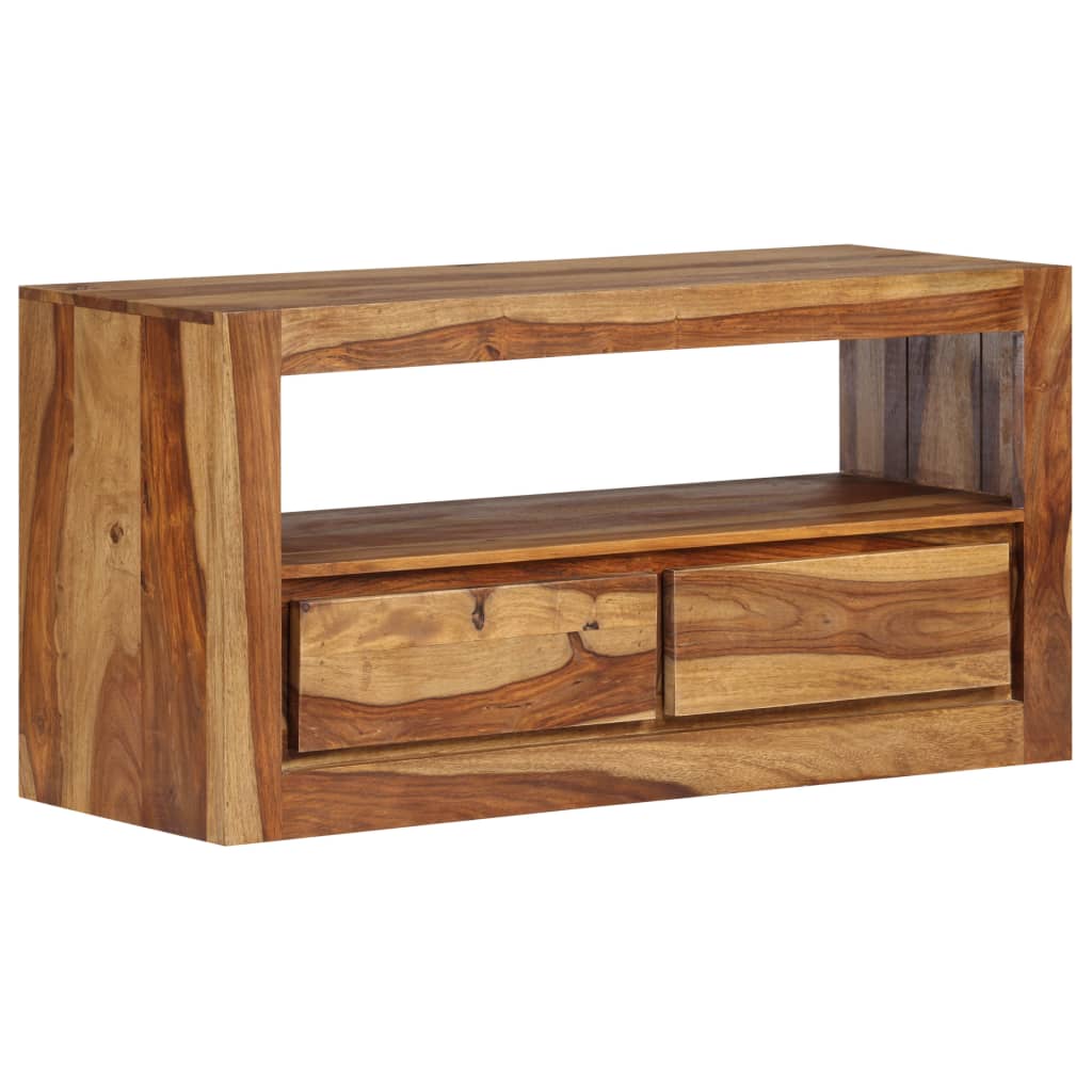 vidaXL TV Cabinet Solid Sheesham Wood 31.5"x11.8"x15.7"