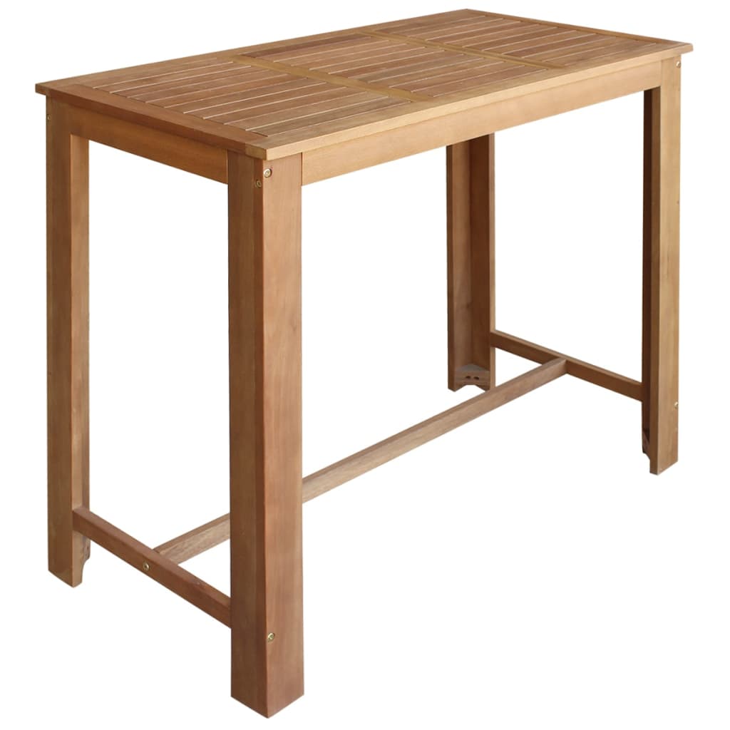 vidaXL Bar Table Solid Acacia Wood 47.2x23.6x41.3