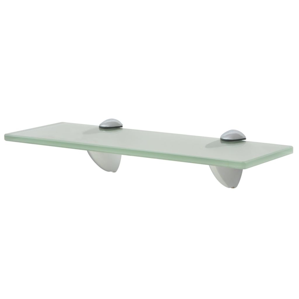 vidaXL Floating Shelf Glass 11.8"x3.9" 0.3"