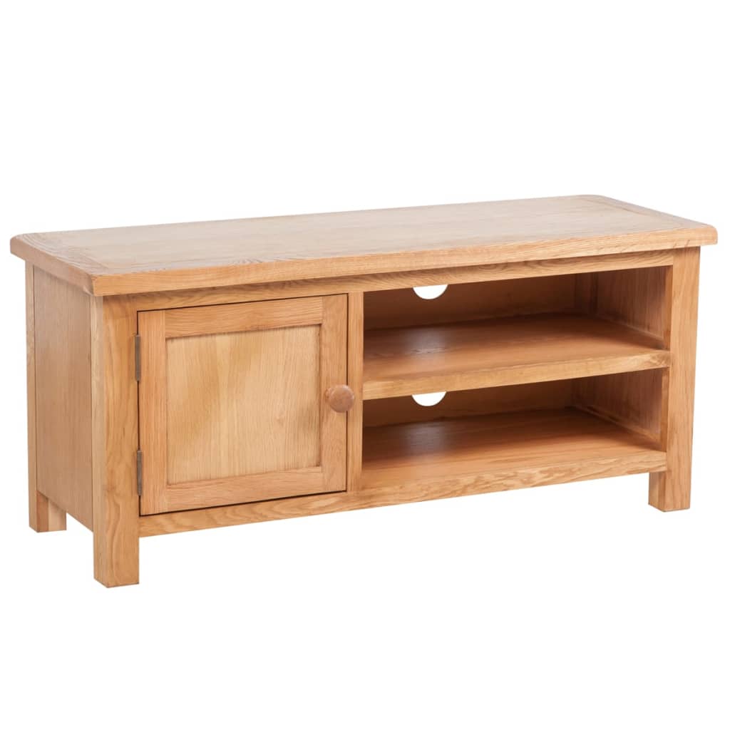 vidaXL TV Cabinet Solid Oak Wood 40.6"x14.2"x18.1"