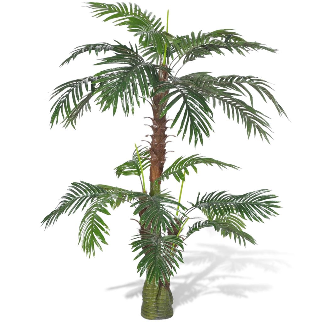  vidaXL Artificial Plant Cycas Palm Tree 59"