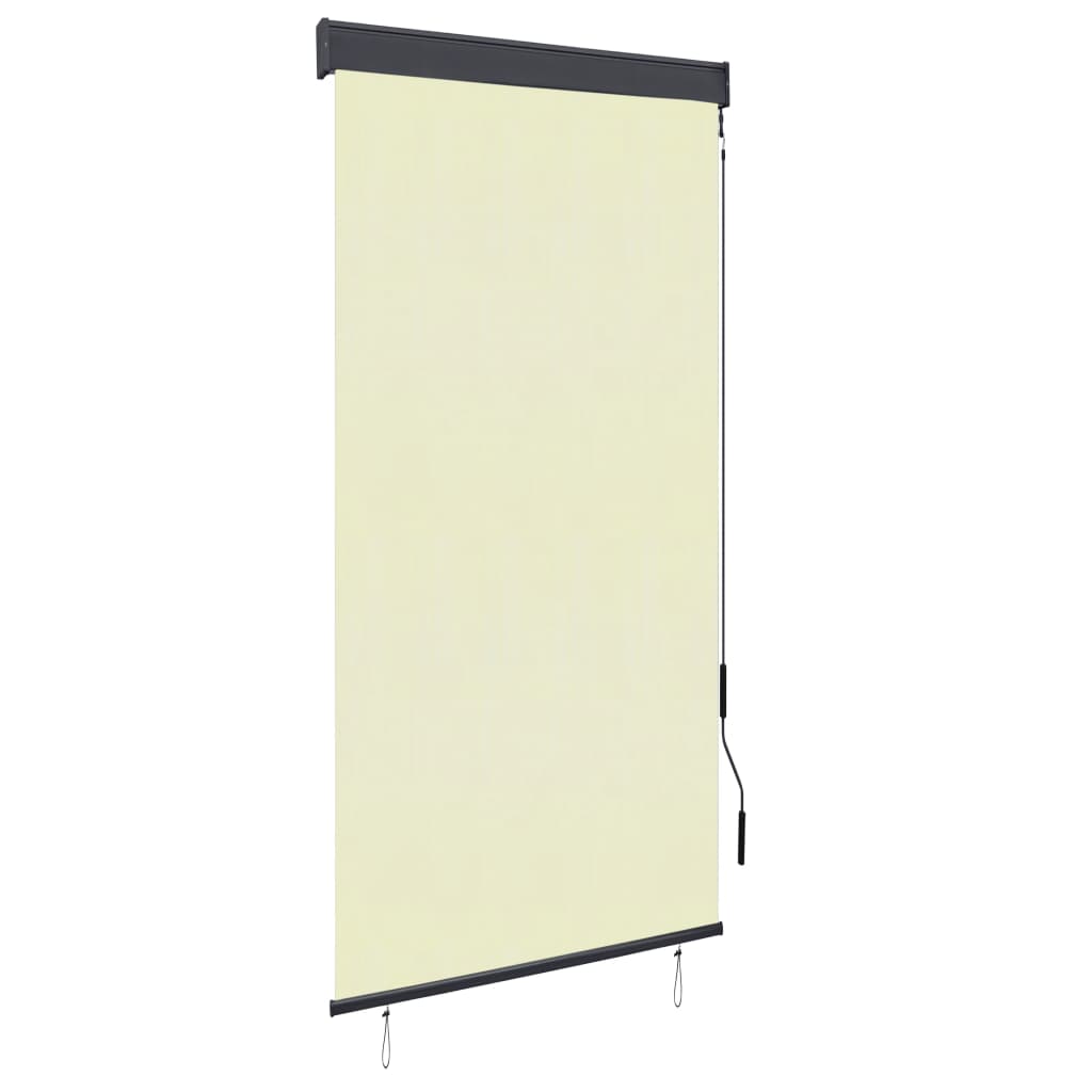 vidaXL Outdoor Roller Blind 39.4"x98.4" Cream