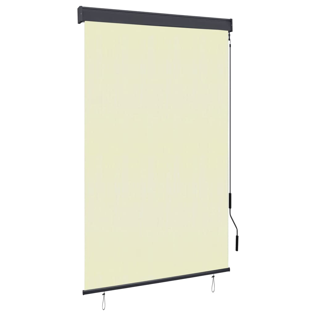 vidaXL Outdoor Roller Blind 47.2"x98.4" Cream