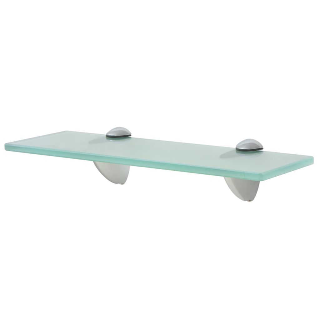 vidaXL Floating Shelf Glass 11.8"x7.9" 0.3"