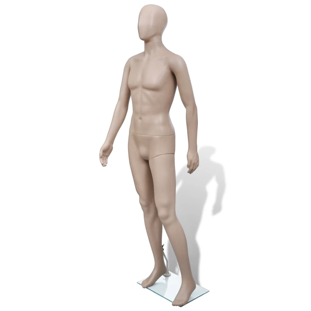 vidaXL Mannequin Man Round Head