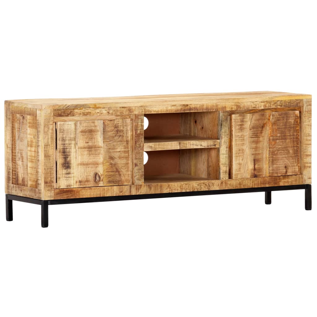 vidaXL TV Cabinet 46.5"x11.8"x17.7" Solid Mango Wood