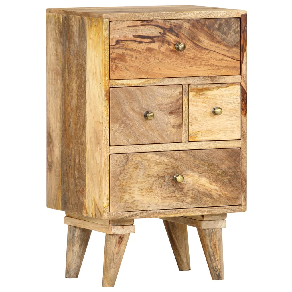 vidaXL Bedside Cabinet 14.2"x11.8"x23.6" Solid Mango Wood