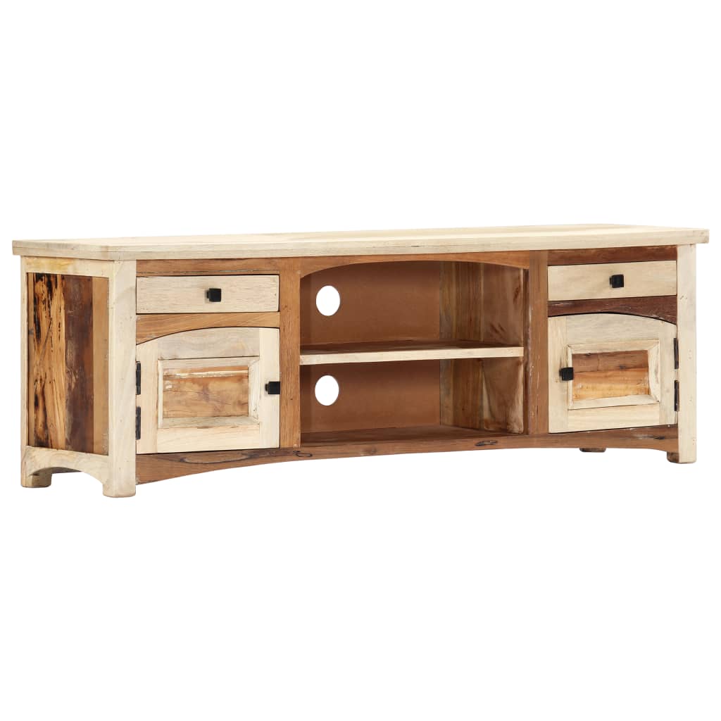 vidaXL TV Cabinet 47.2"x11.8"x15.8" Solid Reclaimed Wood