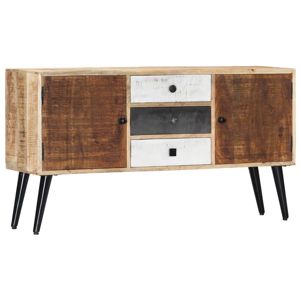 vidaXL Sideboard 46.5"x11.8"x24.4" Solid Mango Wood