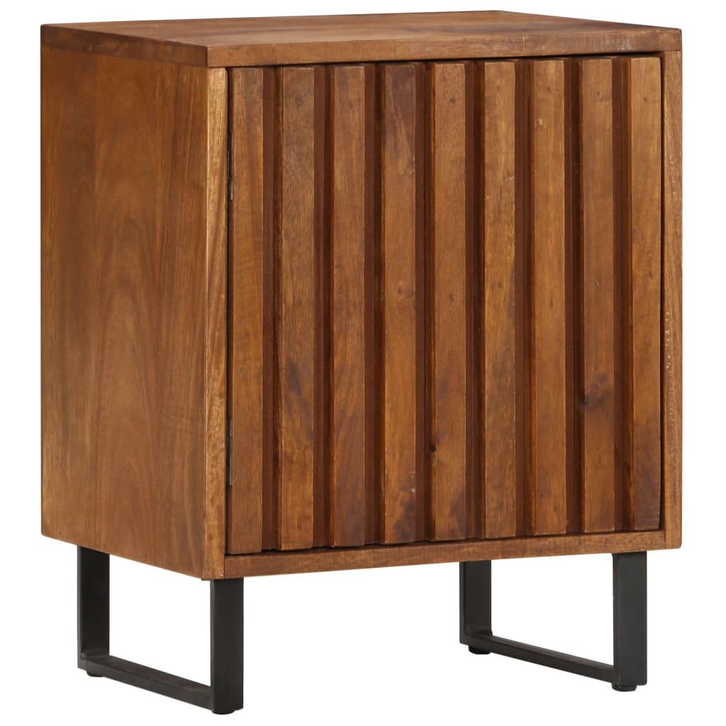 vidaXL Bedside Cabinet 15.7"x11.8"x19.6" Solid Mango Wood