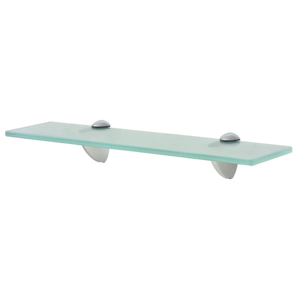 vidaXL Floating Shelf Glass 15.7"x3.9" 0.3"