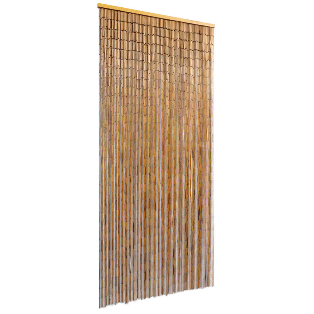 vidaXL Door Curtain Bamboo 35.4"x78.7"