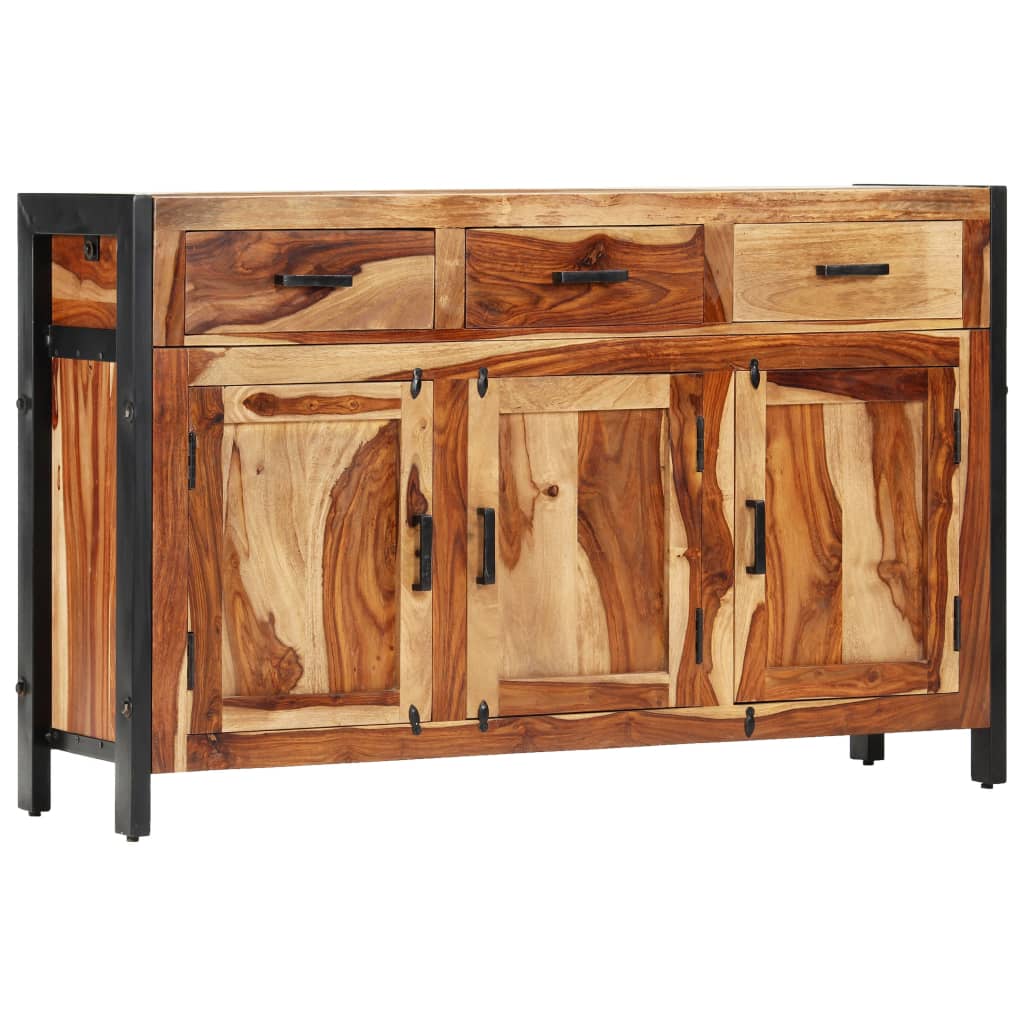 vidaXL Sideboard 47.2"x13.8"x29.5" Solid Sheesham Wood