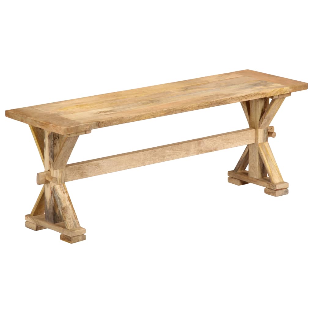 vidaXL Hall Bench 47.2"x13.8"x17.7" Solid Mango Wood