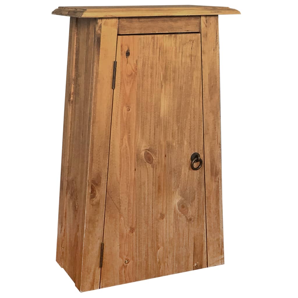 vidaXL Bathroom Wall Cabinet Solid Recycled Pinewood 16.5"x9.1"x27.6"