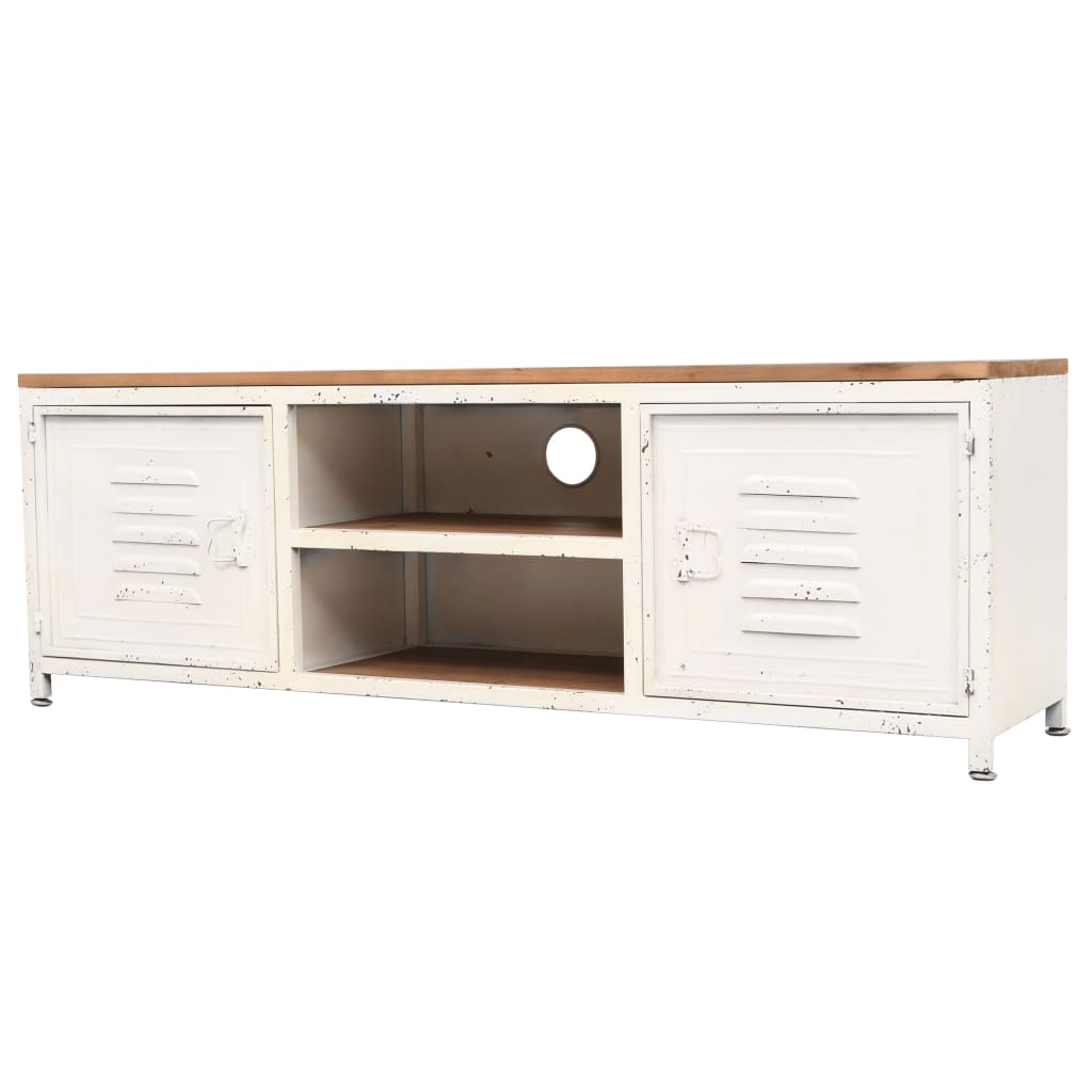 vidaXL TV Cabinet 47.2"x11.8"x15.7" White