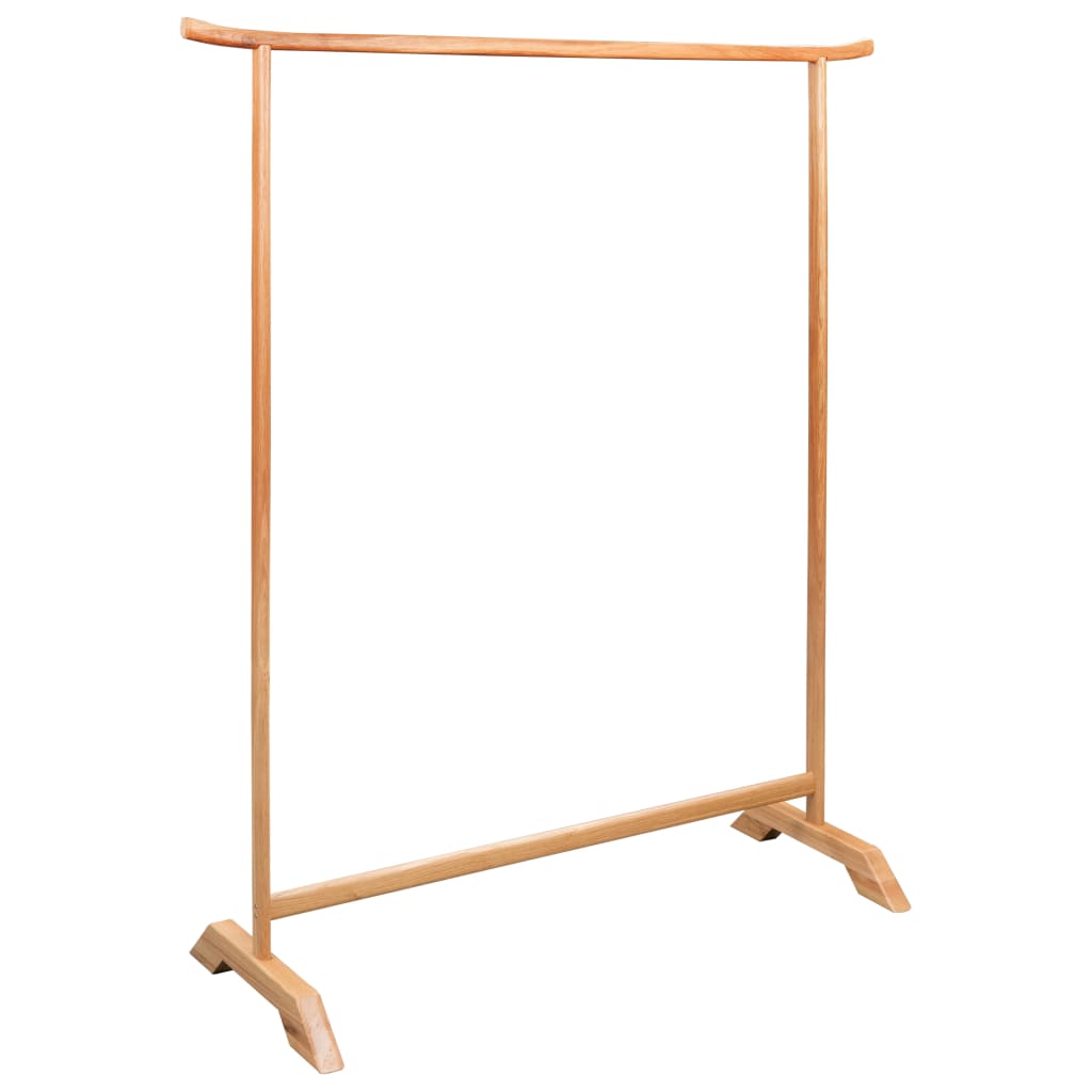 vidaXL Clothes Rack 49.2"x68.9" Solid Oak Wood