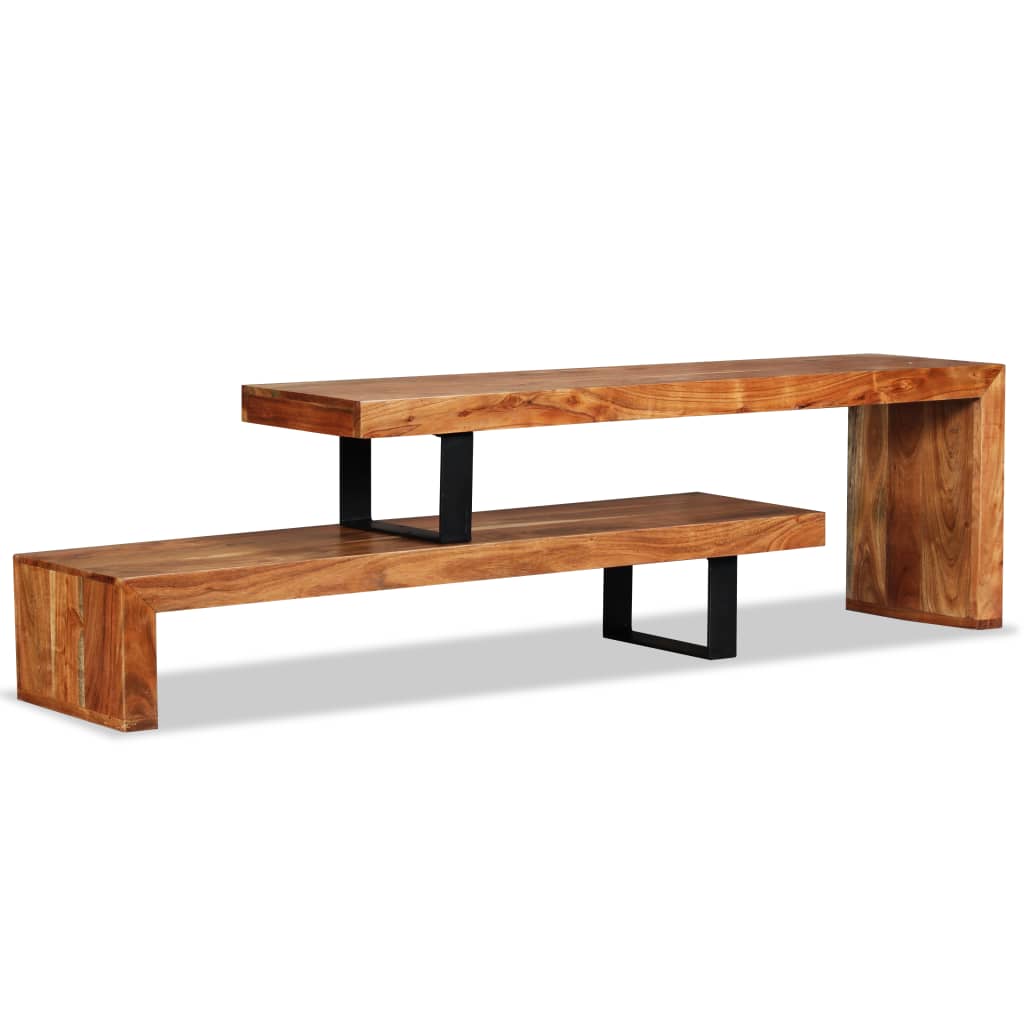 vidaXL TV Stand Solid Acacia Wood