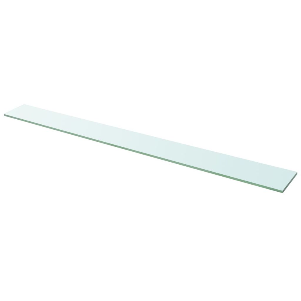 vidaXL Shelf Panel Glass Clear 43.3"x4.7"