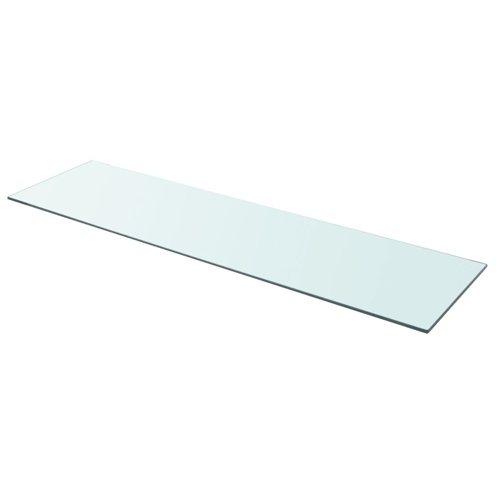 vidaXL Shelf Panel Glass Clear 43.3"x11.8"