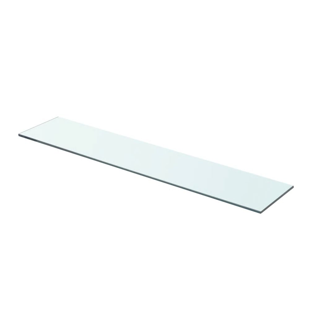 vidaXL Shelf Panel Glass Clear 27.6"x5.9"